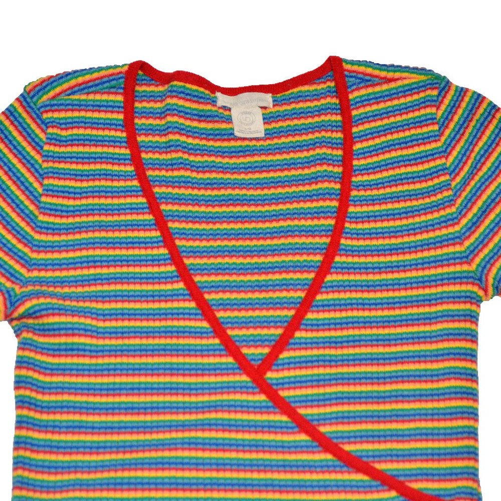 Urban Outfitters retro Rainbow striped shirt